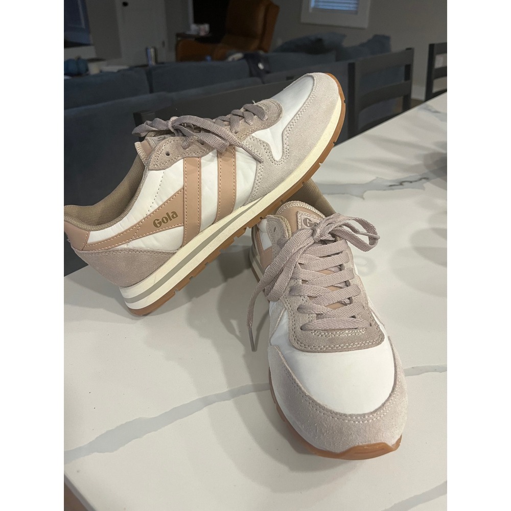 Gola Beige Cream Retro Runner Sneakers